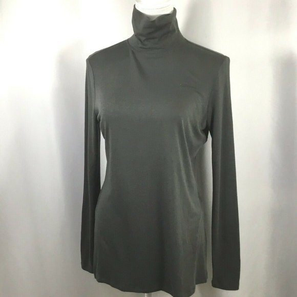 Athleta Threadlight Turtleneck Tunic Women's Size XS Lightweight Knit Olive - Picture 3 of 9